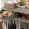 Dog crates;  indoor crate end tables;  decorative wooden kennels