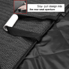 Pet Dog Car Seat Cover Rear BackTravel Waterproof Bench Protector Luxury -Black