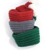 Pet knit Christmas scarf Creative teddy scarf dog pet supplies pet clothing