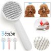 Grooming Brush;  Self Cleaning Slicker Brushes For Hair Removal Comb