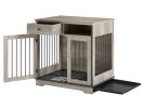 Dog crates;  indoor crate end tables;  decorative wooden kennels
