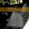 Pet Dog Car Seat Cover Rear BackTravel Waterproof Bench Protector Luxury -Black