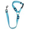 Solid Color 2 In 1 Pet Car Seat Belt Nylon Lead Leash Backseat Safety Belt