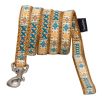 Touchdog 'Caliber' Designer Embroidered Fashion Pet Dog Leash And Harness Combo