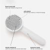 Grooming Brush;  Self Cleaning Slicker Brushes For Hair Removal Comb