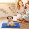 Pet Dog Cooling Mat Pressure Activated Gel Self Cooling Mat Pad  L Size