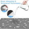 2Pcs Washable Pet Pee Pads For Puppy Reusable Potty Mats Machine Washable