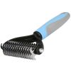 Grooming Brush For Pet Deshedding Tool Combo Fur Remover 2-Side Dematting Tool