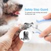 Dog Nail Clippers Toe Trimmer Stainless Steel Grooming Tool Free Nail File S,M,L