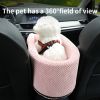 Pet Car Seat For Small Dog & Cat; Cat Safety Seat Anti-dirty Cushion Dog Cage