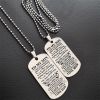 Family Necklaces Dog Tags Dad\mom To Son\daugthter Pendant Necklace