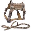 Tactical Dog Harness Pet Training Vest Dog Harness And Leash Set For Large Dogs