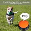 2Pcs Recordable Talking Button Pet Child Interactive Toy Voice Recording