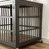 Dog crate wrought iron- side openings-38.4''W x 27.7''D x 30.2''H