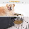 Stainless Steel Dog Bowl Pets Hanging Food Bowl Detachable Cage Food Water Bowl