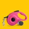 Pet Leash For Dog Retractable Dog Leash For Outdoor Walking Travel With Poop Bag