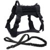 Tactical Dog Harness Pet Training Vest Dog Harness And Leash Set For Large Dogs