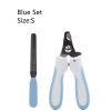 2Pcs/set Pet Grooming Tools SS Nail Clippers Dogs Scissor Grooming Grinder