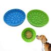 Pet Dog Slow Bowl Feeder Bowls with Suction Cup, Interactive for Boredom Anxiety