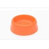 1Pc High Quality Solid Color Pet Bowls Candy-Colored Lightweight Plastic